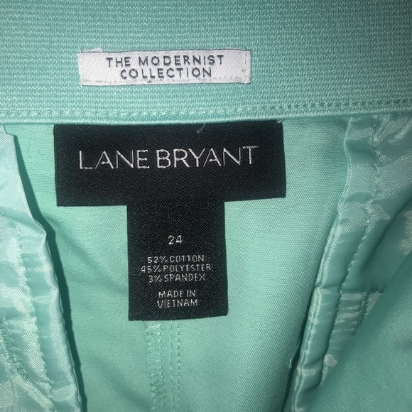 Lane Bryant MintGrn Sophie Modernist Ankle Pant 24 - Picture 6 of 7
